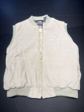 Mens Corduroy Quilted Lined Vest Bonkers Of London Hunting Fishing Hiking Sz XL